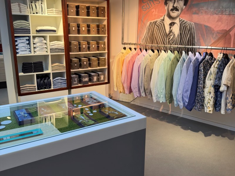 Innenansicht Herrenausstatter Ebinghaus